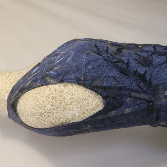 New York Extremes Women's Floral Print Sleeveless Button Down Maxie Duster SZ 6 - Picture 9 of 15